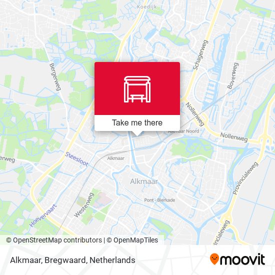 Alkmaar, Bregwaard Karte