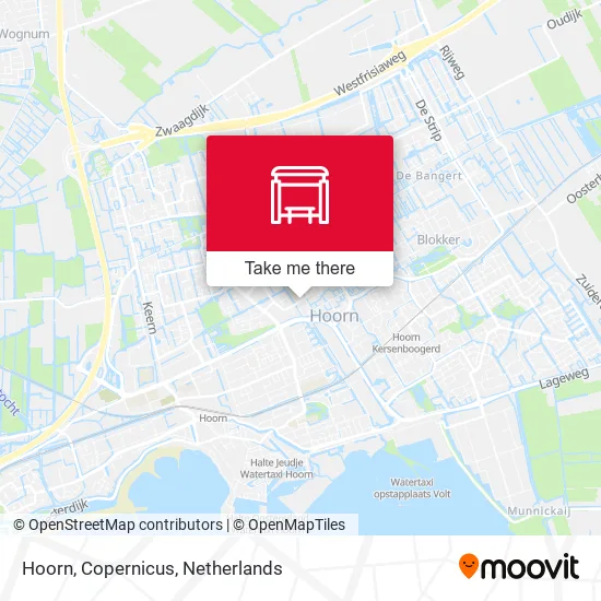 Hoorn, Copernicus map