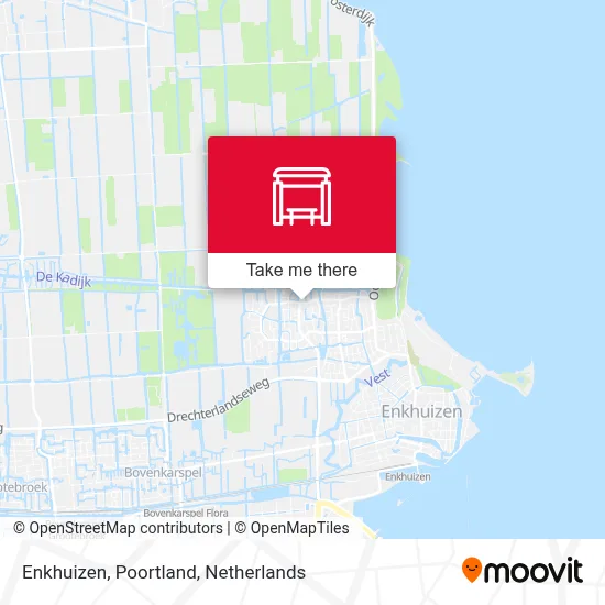 Enkhuizen, Poortland map