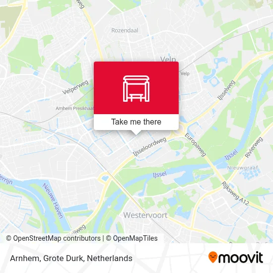 Arnhem, Grote Durk map