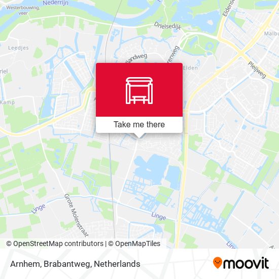 Arnhem, Brabantweg map