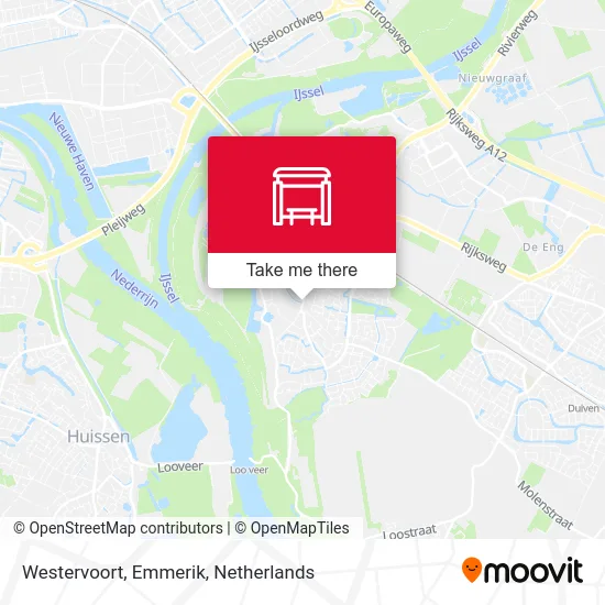 Westervoort, Emmerik map