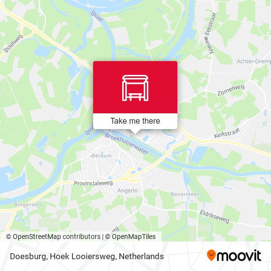 Doesburg, Hoek Looiersweg map