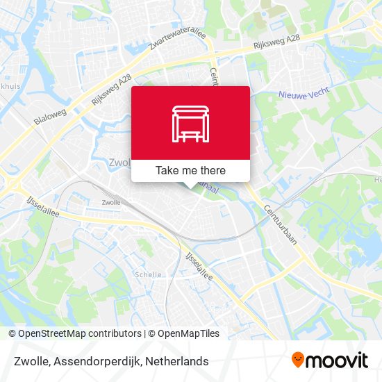 Zwolle, Assendorperdijk map