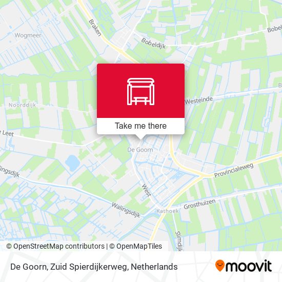 De Goorn, Zuid Spierdijkerweg map