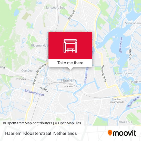Haarlem, Kloosterstraat map