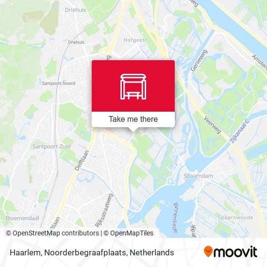 Haarlem, Noorderbegraafplaats map