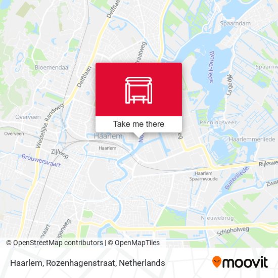 Haarlem, Rozenhagenstraat map