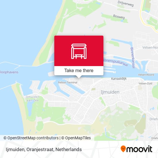Ijmuiden, Oranjestraat map
