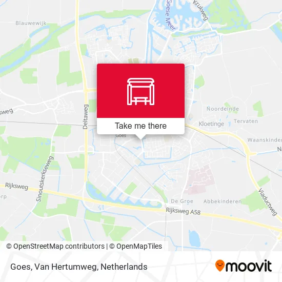 Goes, Van Hertumweg map