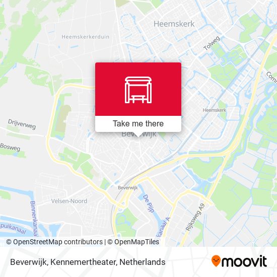 Beverwijk, Kennemertheater map
