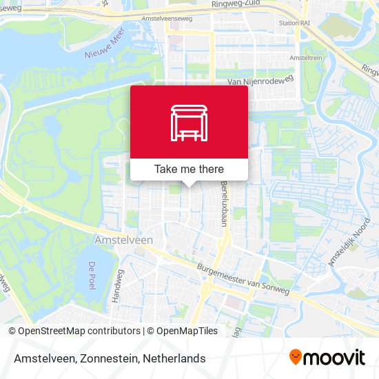 Amstelveen, Zonnestein map