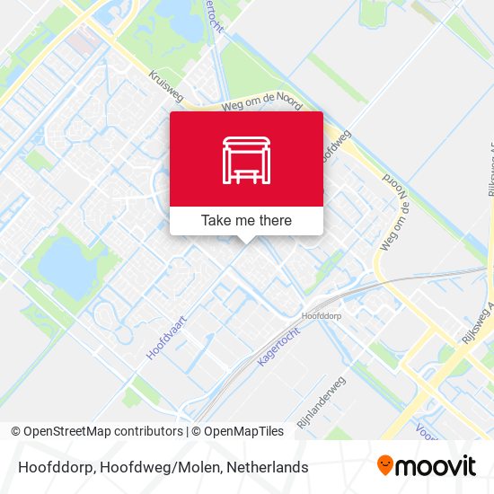 Hoofddorp, Hoofdweg/Molen Karte