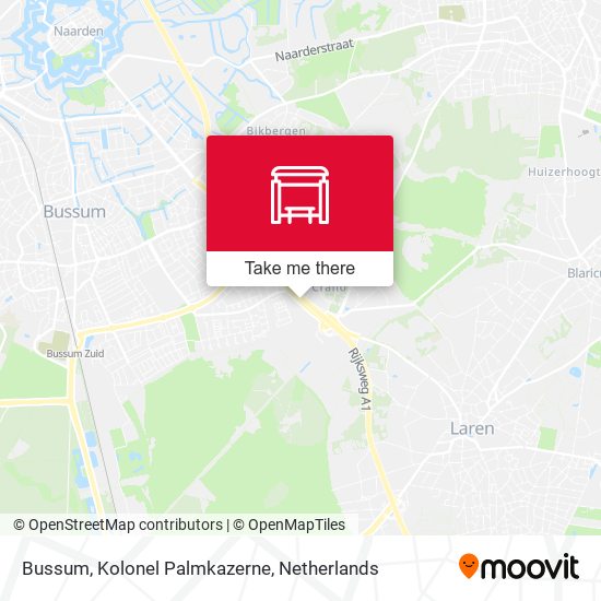 Bussum, Kolonel Palmkazerne Karte