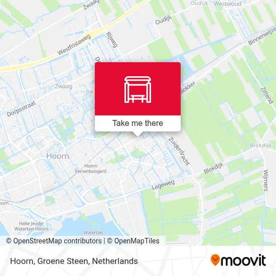 Hoorn, Groene Steen map