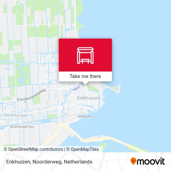 Enkhuizen, Noorderweg map