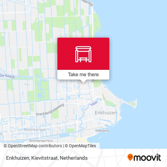 Enkhuizen, Kievitstraat map