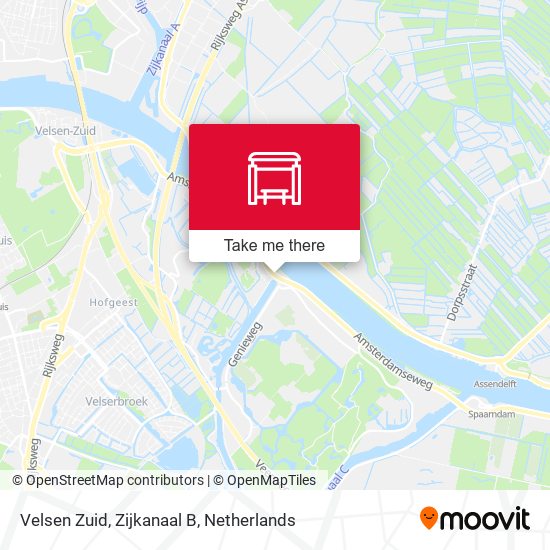 Velsen Zuid, Zijkanaal B map