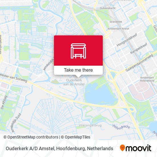 Ouderkerk A / D Amstel, Hoofdenburg map