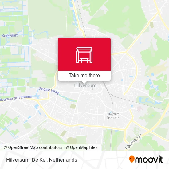 Hilversum, De Kei map