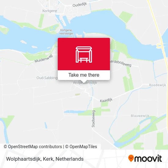 Wolphaartsdijk, Kerk map