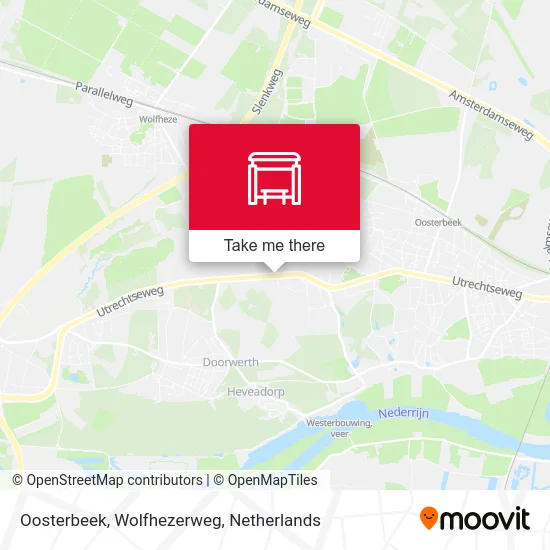 Oosterbeek, Wolfhezerweg map