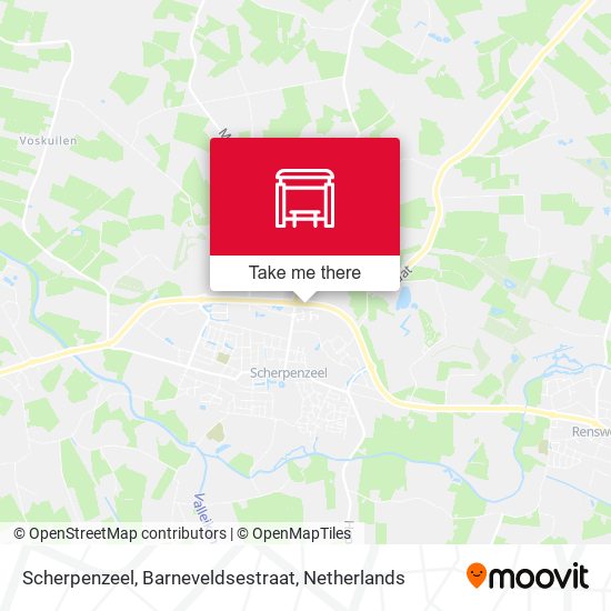 Scherpenzeel, Barneveldsestraat map