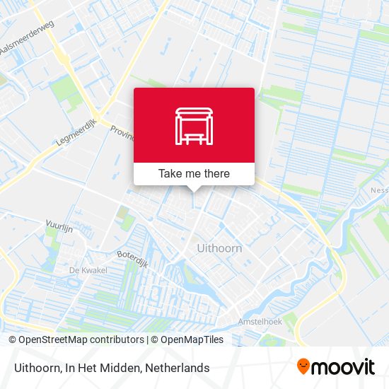 Uithoorn, In Het Midden map