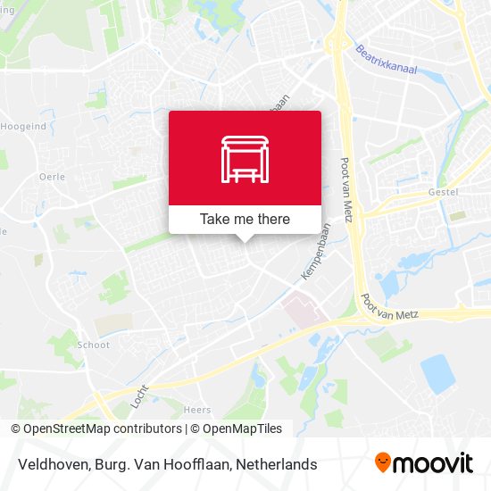 Veldhoven, Burg. Van Hoofflaan map