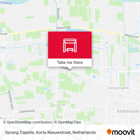 Sprang Capelle, Korte Nieuwstraat map