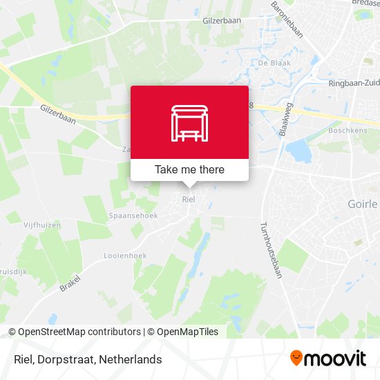 Riel, Dorpstraat map