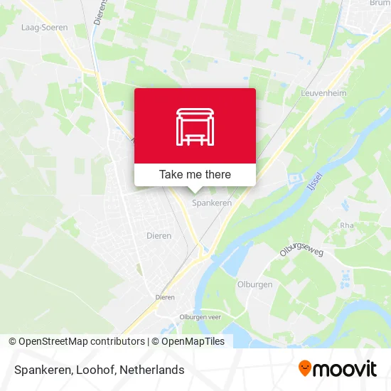 Spankeren, Loohof map