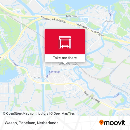 Weesp, Papelaan map