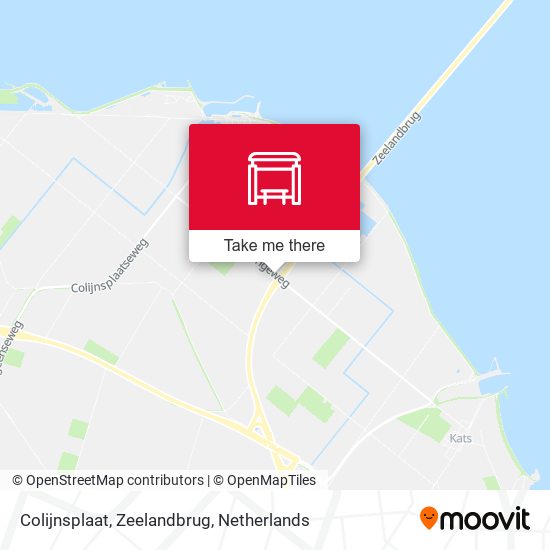 Colijnsplaat, Zeelandbrug map