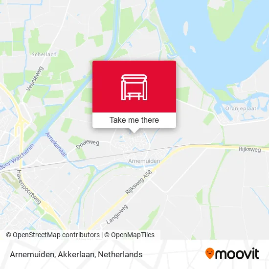 Arnemuiden, Akkerlaan map