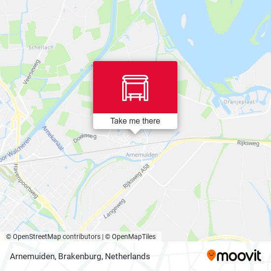Arnemuiden, Brakenburg map