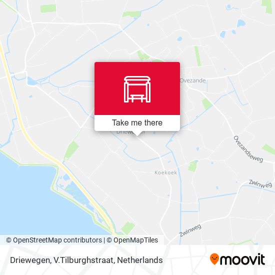 Driewegen, V.Tilburghstraat map