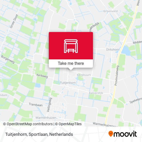 Tuitjenhorn, Sportlaan map