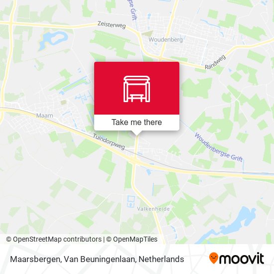 Maarsbergen, Van Beuningenlaan map