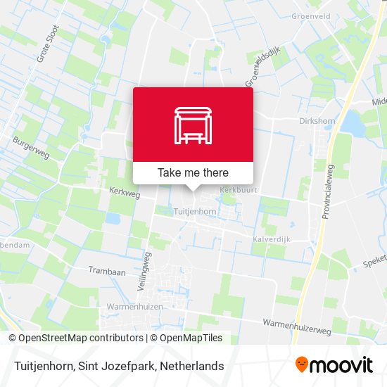 Tuitjenhorn, Sint Jozefpark map