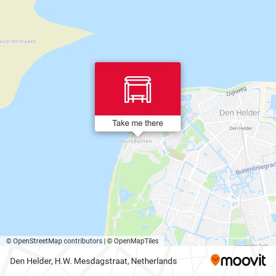 Den Helder, H.W. Mesdagstraat map