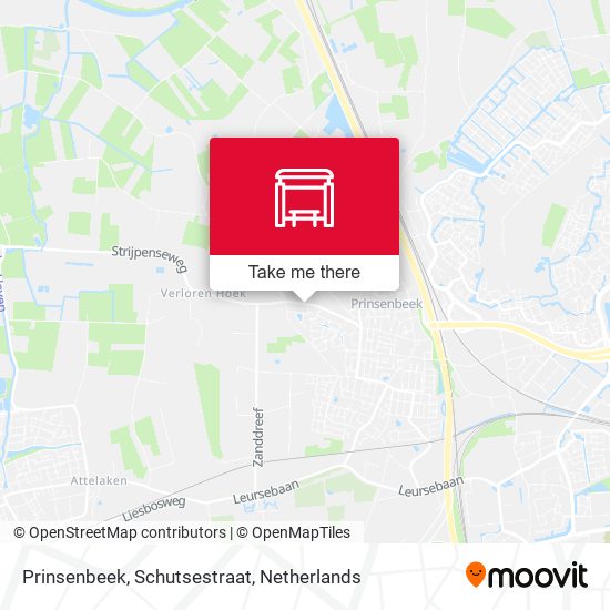 Prinsenbeek, Schutsestraat map
