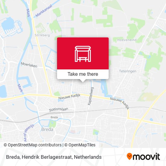 Breda, Hendrik Berlagestraat map