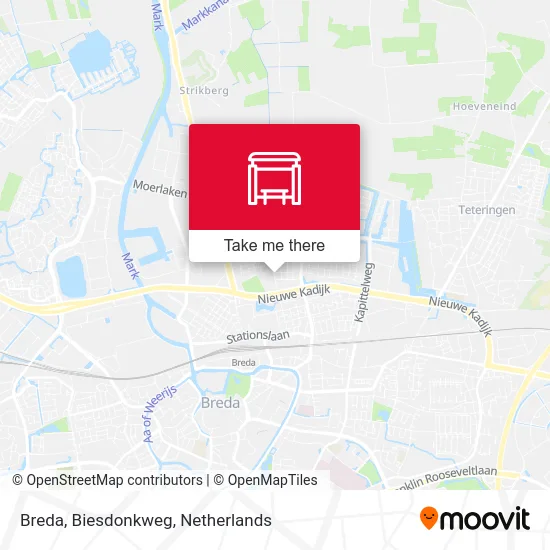 Breda, Biesdonkweg map