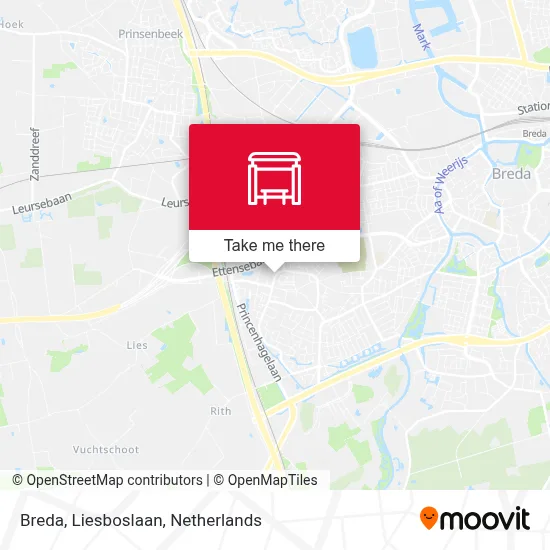 Breda, Liesboslaan map