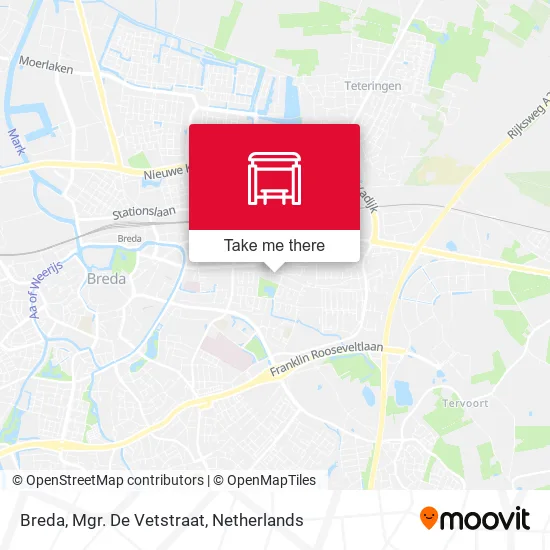 Breda, Mgr. De Vetstraat map
