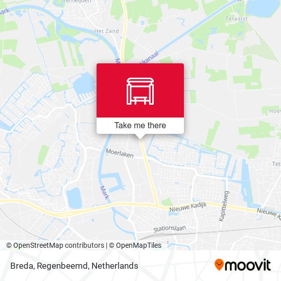 Breda, Regenbeemd map