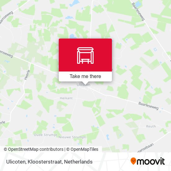 Ulicoten, Kloosterstraat map