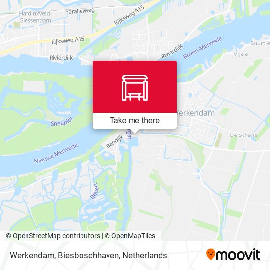 Werkendam, Biesboschhaven Karte