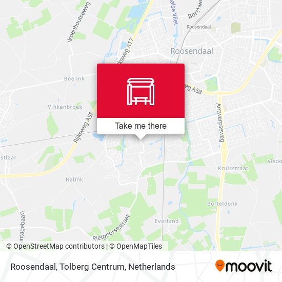 Roosendaal, Tolberg Centrum map